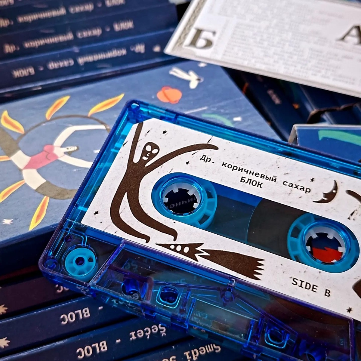 BLOC cassette, Side B label close-up