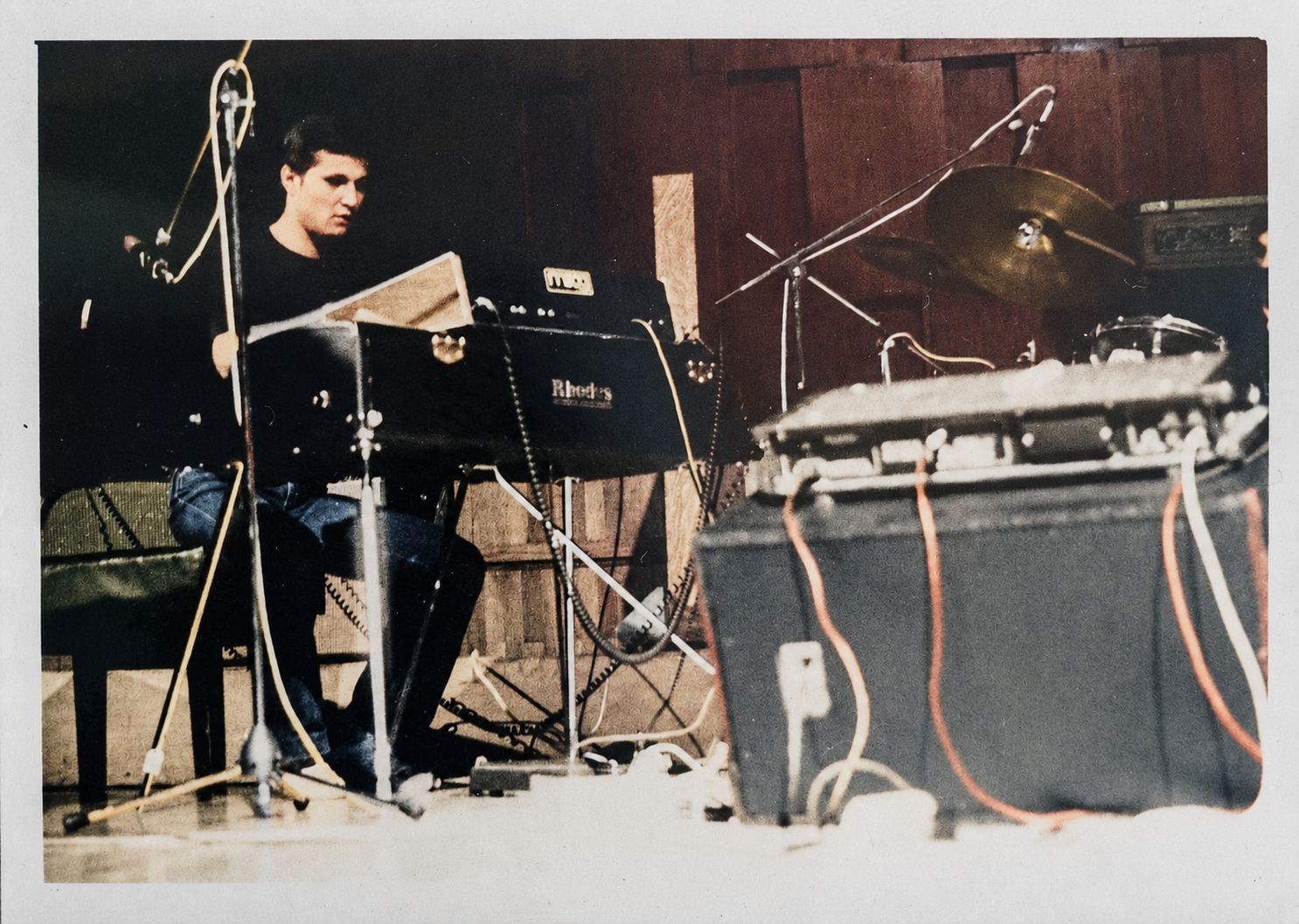 Aleksandar Dujin on Fender Rhodes, Novi Sad, 1978